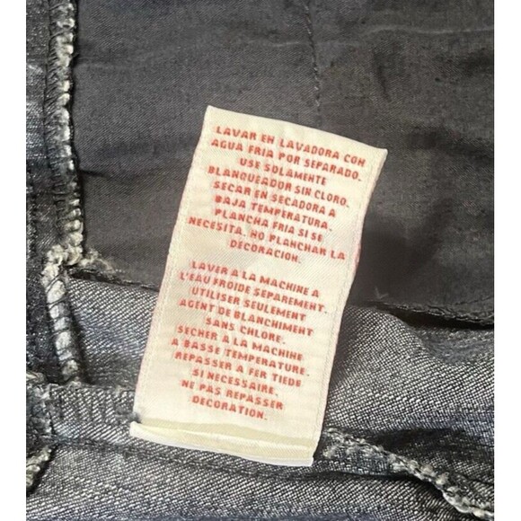 Ruby Rd. Blue Denim Jeans Jacket Size 10 Women's Cotton Long Sleeve Rhinestones - Picture 16 of 16